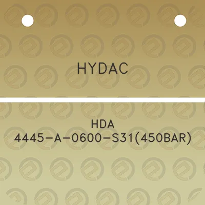 hydac-hda-4445-a-0600-s31450bar