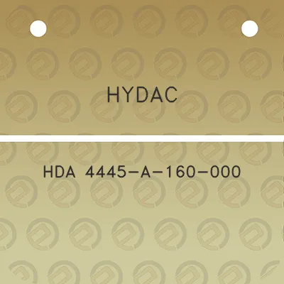 hydac-hda-4445-a-160-000