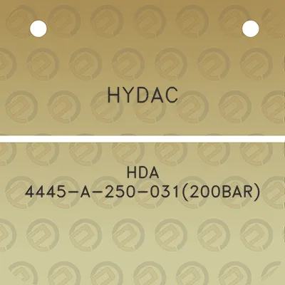 hydac-hda-4445-a-250-031200bar