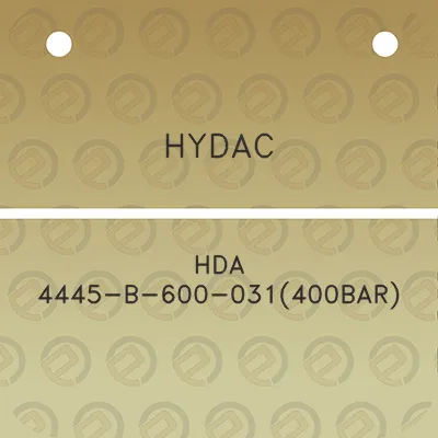 hydac-hda-4445-b-600-031400bar