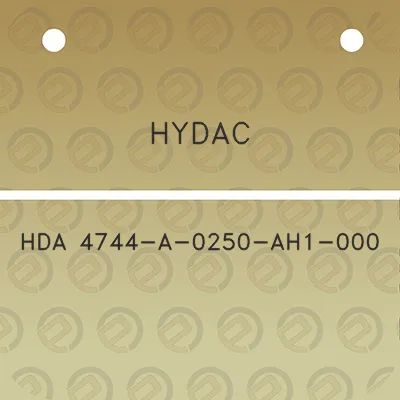 hydac-hda-4744-a-0250-ah1-000