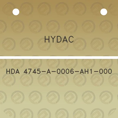 hydac-hda-4745-a-0006-ah1-000