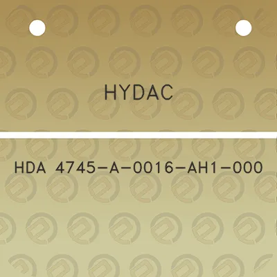 hydac-hda-4745-a-0016-ah1-000