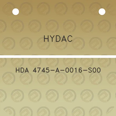 hydac-hda-4745-a-0016-s00