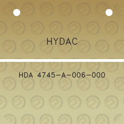 hydac-hda-4745-a-006-000