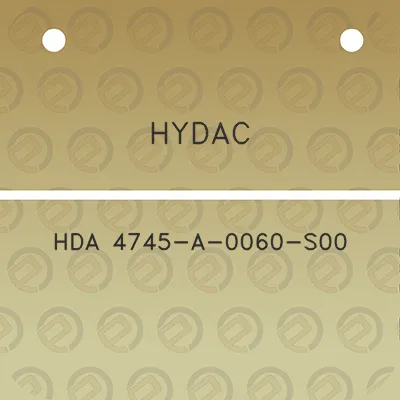 hydac-hda-4745-a-0060-s00