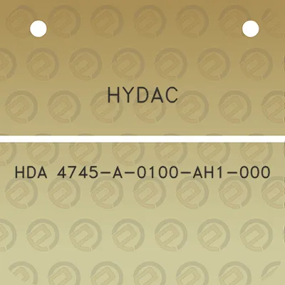 hydac-hda-4745-a-0100-ah1-000