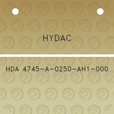 hydac-hda-4745-a-0250-ah1-000