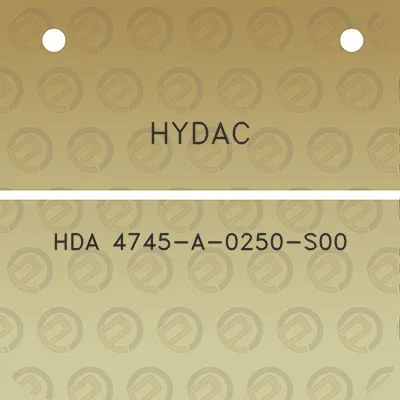 hydac-hda-4745-a-0250-s00