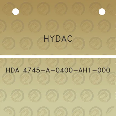 hydac-hda-4745-a-0400-ah1-000