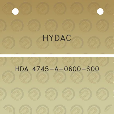 hydac-hda-4745-a-0600-s00