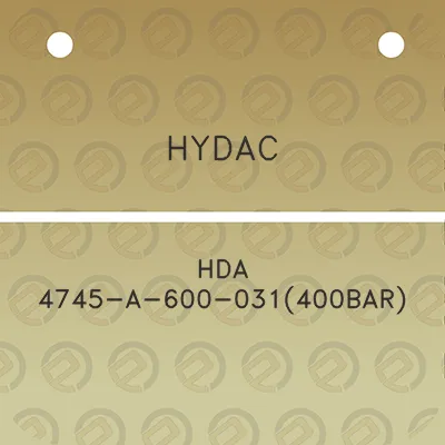 hydac-hda-4745-a-600-031400bar