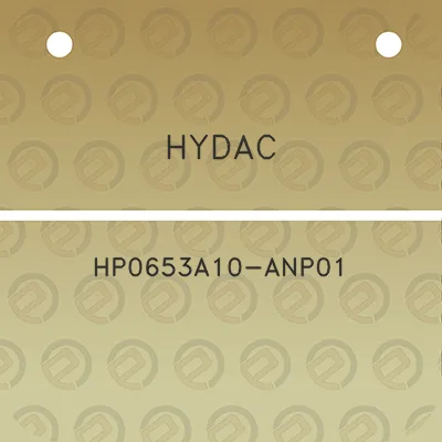 hydac-hp0653a10-anp01