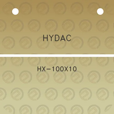 hydac-hx-100x10