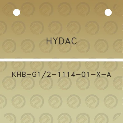 hydac-khb-g12-1114-01-x-a