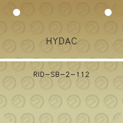 hydac-rid-sb-2-112