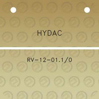 hydac-rv-12-0110