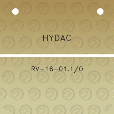 hydac-rv-16-0110