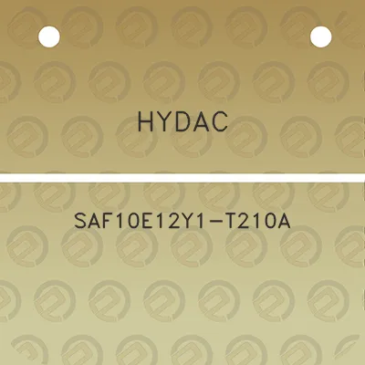 hydac-saf10e12y1-t210a