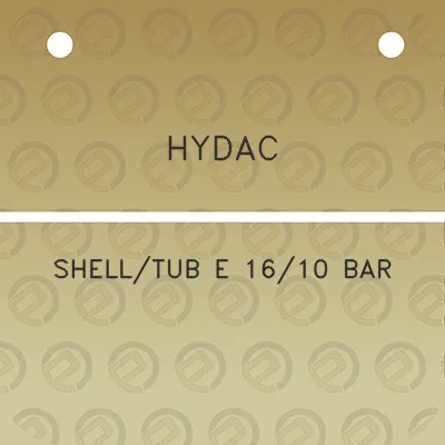 hydac-shelltub-e-1610-bar