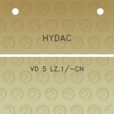 hydac-vd-5-lz1-cn