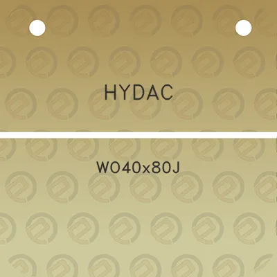 hydac-wo40x80j