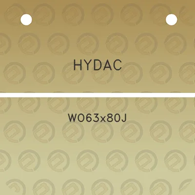 hydac-wo63x80j