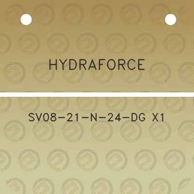 hydraforce-sv08-21-n-24-dg-x1