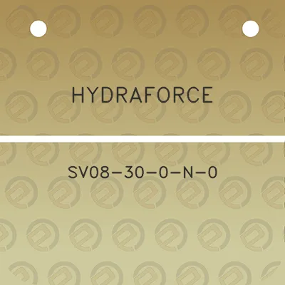 hydraforce-sv08-30-0-n-0