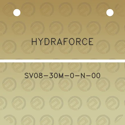 hydraforce-sv08-30m-0-n-00