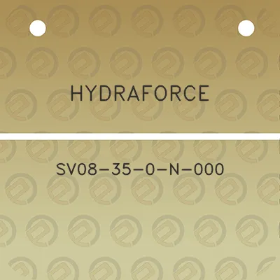 hydraforce-sv08-35-0-n-000