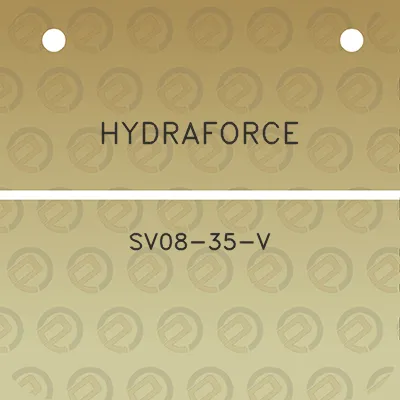 hydraforce-sv08-35-v