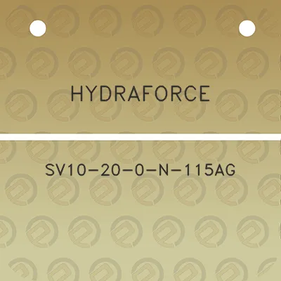 hydraforce-sv10-20-0-n-115ag