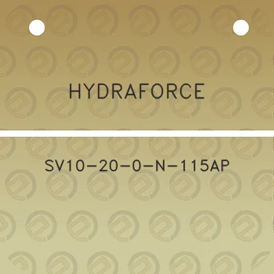 hydraforce-sv10-20-0-n-115ap