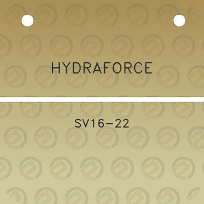 hydraforce-sv16-22