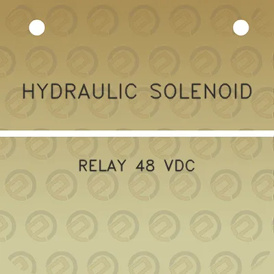 hydraulic-solenoid-relay-48-vdc