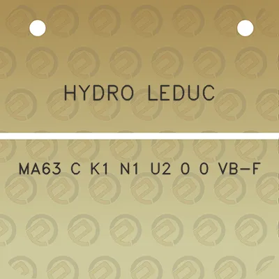 hydro-leduc-ma63-c-k1-n1-u2-0-0-vb-f