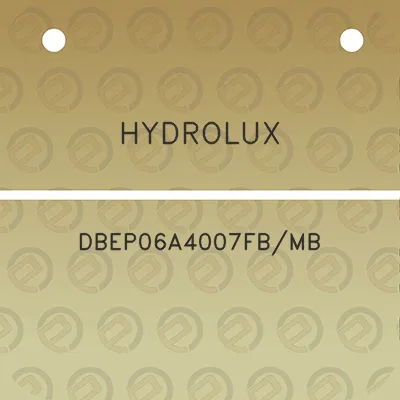 hydrolux-dbep06a4007fbmb