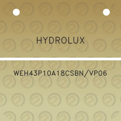 hydrolux-weh43p10a18csbnvp06