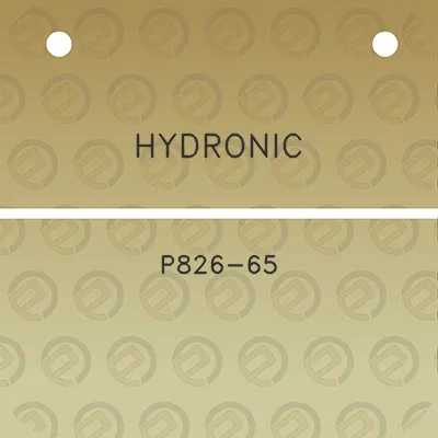 hydronic-p826-65