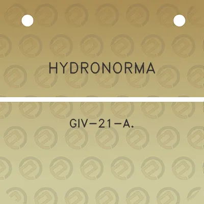 hydronorma-giv-21-a