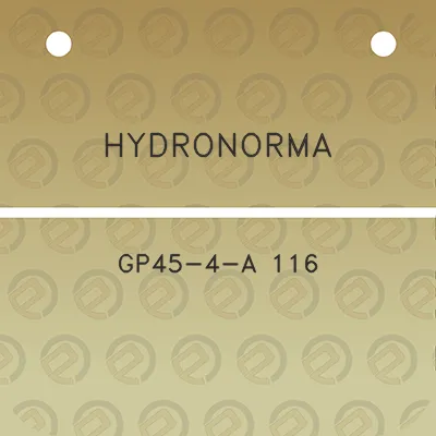 hydronorma-gp45-4-a-116