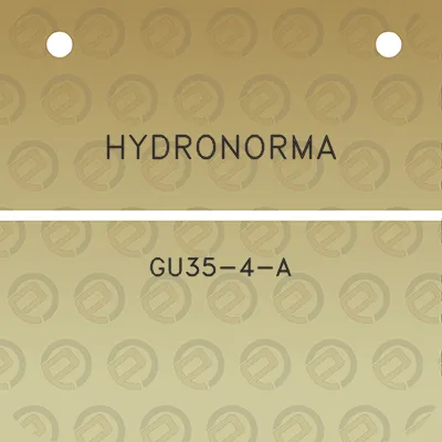 hydronorma-gu35-4-a