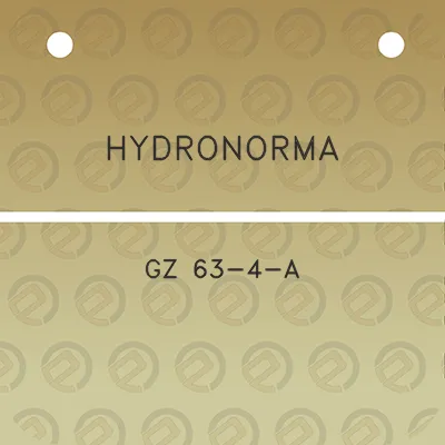 hydronorma-gz-63-4-a