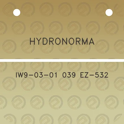 hydronorma-iw9-03-01-039-ez-532