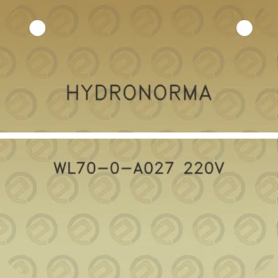 hydronorma-wl70-0-a027-220v