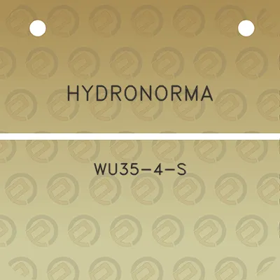 hydronorma-wu35-4-s