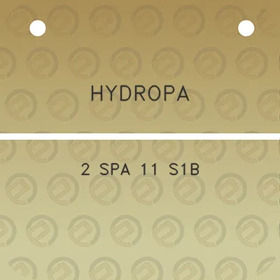 hydropa-2-spa-11-s1b