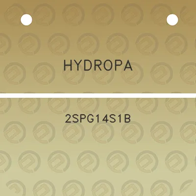 hydropa-2spg14s1b