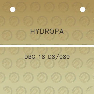 hydropa-dbg-18-d8080